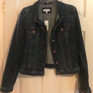 NWT CLASSIC Loft Modern Denim Jacket